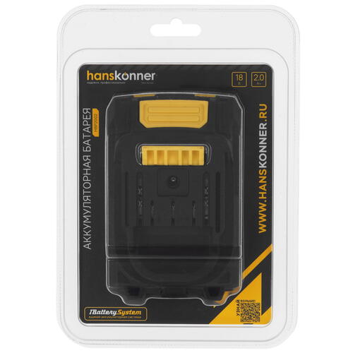 Купить Аккумулятор Hanskonner HBP2002 1BatterySystem 18V  5452217. Характеристики, отзывы и цены в Донецке