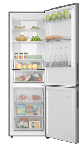 Купить Холодильник с морозильником   Candy CFN6185SDC серебристый  9248214. Характеристики, отзывы и цены в Донецке