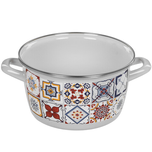 Купить Кастрюля METROT Порто 380879 2.5 л 18 см белый  9211035. Характеристики, отзывы и цены в Донецке