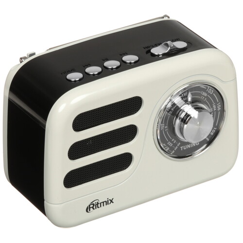 Купить Радиоприемник Ritmix RPR-033 белый  9201105. Характеристики, отзывы и цены в Донецке