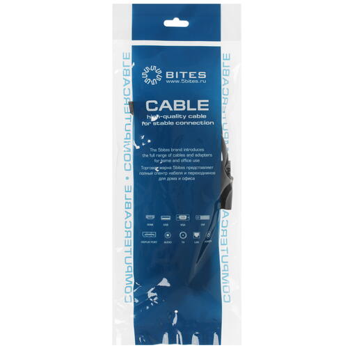 Купить Кабель питания 5Bites IEC 320 C7 - CEE 7/16  4810542. Характеристики, отзывы и цены в Донецке