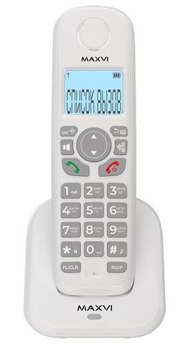 Купить Телефон беспроводной (DECT) Maxvi GA-01  9225227. Характеристики, отзывы и цены в Донецке