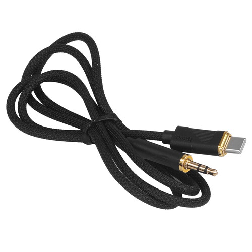 Купить Кабель   Hoco USB Type-C - jack 3.5 мм черный  5635271. Характеристики, отзывы и цены в Донецке