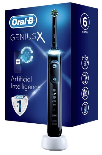 Купить Электрическая зубная щетка Braun Oral-B Genius X 20000 черный  5625858. Характеристики, отзывы и цены в Донецке