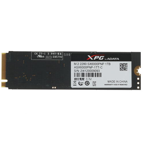 Купить 1000 ГБ M.2 NVMe накопитель ADATA XPG SX6000 Pro [ASX6000PNP-1TT-C]  1299391. Характеристики, отзывы и цены в Донецке