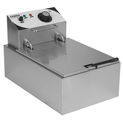 Купить Фритюрница VIATTO VA‑EF061 серебристый  9909645. Характеристики, отзывы и цены в Донецке