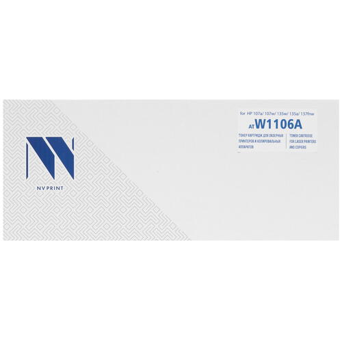 Купить Картридж лазерный NV Print HP W1106A черный  5027011. Характеристики, отзывы и цены в Донецке