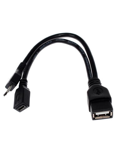 Купить OTG-кабель Cablexpert черный  1097813. Характеристики, отзывы и цены в Донецке