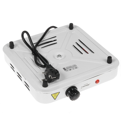 Купить Плита компактная электрическая Atlanta ATH-1736 белый  8158406. Характеристики, отзывы и цены в Донецке