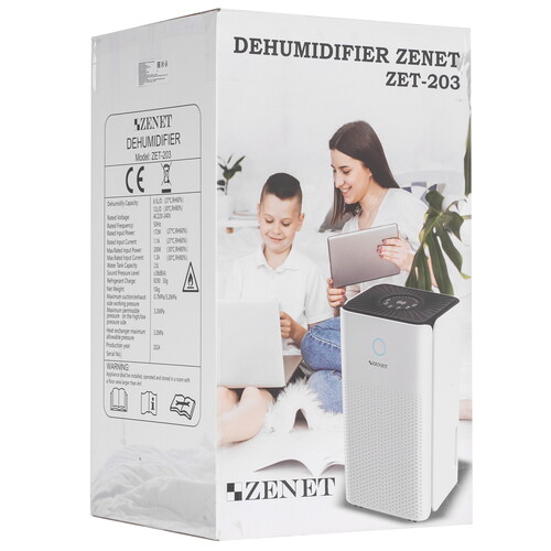Купить Осушитель воздуха Zenet ZET-203 белый  9203307. Характеристики, отзывы и цены в Донецке