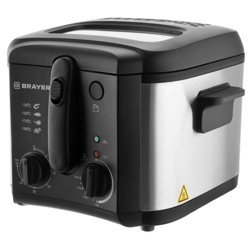 Купить Фритюрница Brayer BR2833 черный  9019753. Характеристики, отзывы и цены в Донецке
