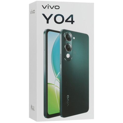 Купить 6.74" Смартфон Vivo Y04 128 ГБ зеленый  5620450. Характеристики, отзывы и цены в Донецке
