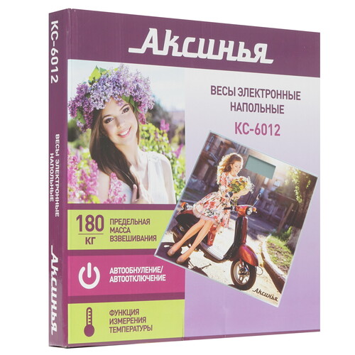 Купить Весы Аксинья КС-6012 разноцветный  8139685. Характеристики, отзывы и цены в Донецке