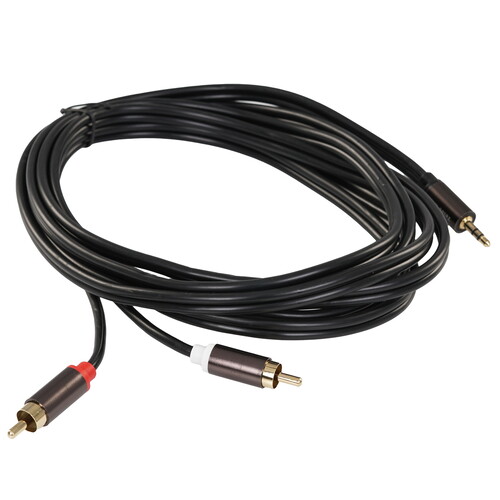 Купить Кабель   Telecom jack 3.5 мм - 2RCA черный  5602601. Характеристики, отзывы и цены в Донецке