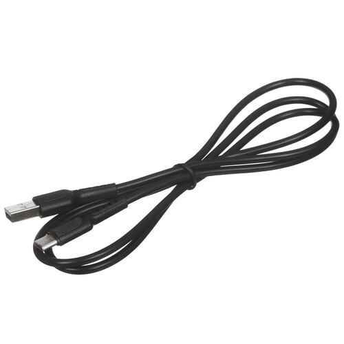 Купить Кабель круглый Borofone USB Type-C - USB 2.0 Type-A черный 1 м  5458198. Характеристики, отзывы и цены в Донецке