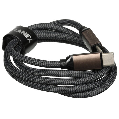Купить Кабель круглый LANEX USB Type-C - USB Type-C серый 1 м  9280480. Характеристики, отзывы и цены в Донецке