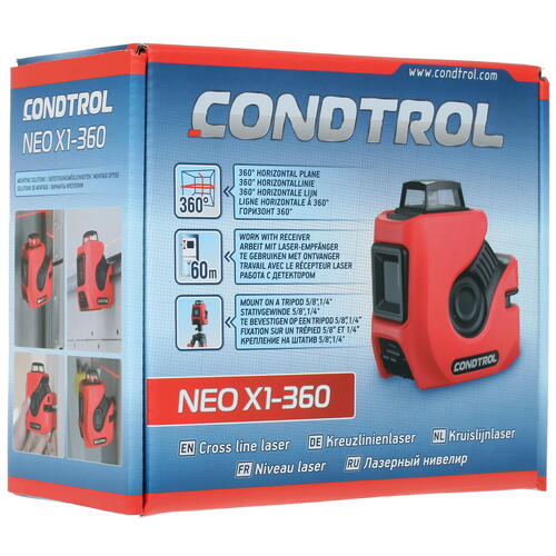 Купить Лазерный нивелир Condtrol Neo X1-360  1308492. Характеристики, отзывы и цены в Донецке