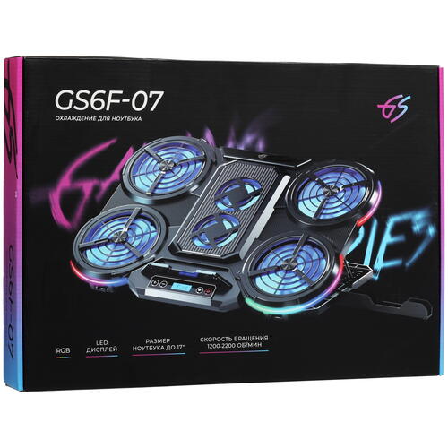 Купить Подставка для ноутбука DEXP Gaming Series GS6F-07 черный  5423312. Характеристики, отзывы и цены в Донецке