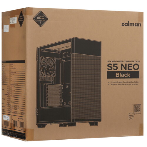 Купить Корпус ZALMAN S5 NEO  5616340. Характеристики, отзывы и цены в Донецке