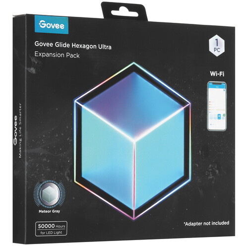 Купить Светодиодная панель Govee Glide Hexagon Light Ultra серый  5488155. Характеристики, отзывы и цены в Донецке