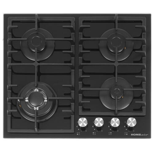 Купить Газовая варочная поверхность HOMSair HGG646BK  8185452. Характеристики, отзывы и цены в Донецке