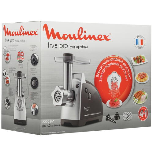 Купить Мясорубка электрическая Moulinex HV8 Pro ME686832 черный  8154808. Характеристики, отзывы и цены в Донецке