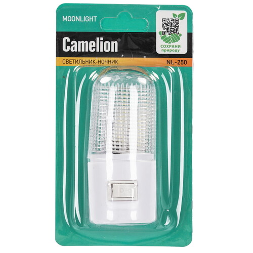 Купить Ночник Camelion NL-250 белый  9118597. Характеристики, отзывы и цены в Донецке