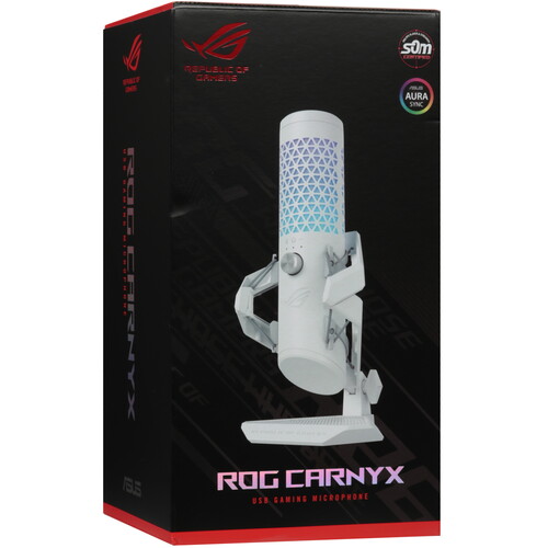 Купить Микрофон ASUS Rog Carnyx C501 белый  5499323. Характеристики, отзывы и цены в Донецке