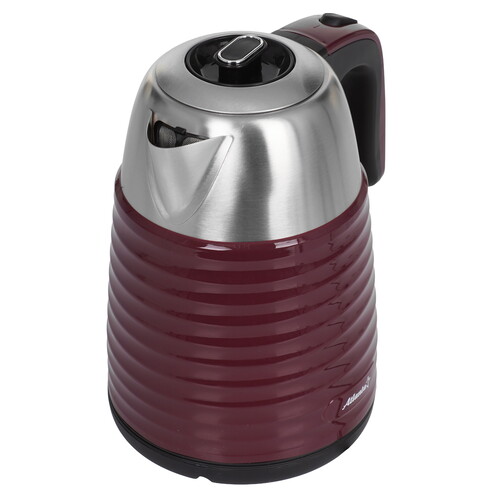 Купить Электрочайник Atlanta ATH-2445 бордовый  9191810. Характеристики, отзывы и цены в Донецке