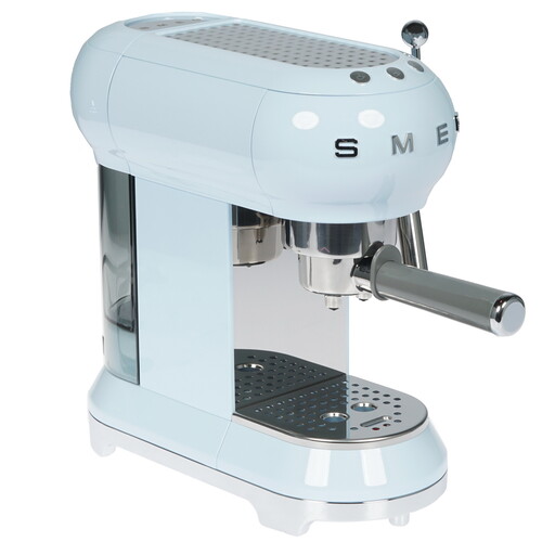 Купить Кофеварка рожковая Smeg ECF01PBEU голубой  1152714. Характеристики, отзывы и цены в Донецке