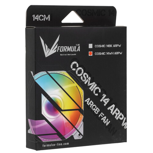Купить Вентилятор Formula V Line COSMIC 14 ARPW  белый  5611498. Характеристики, отзывы и цены в Донецке