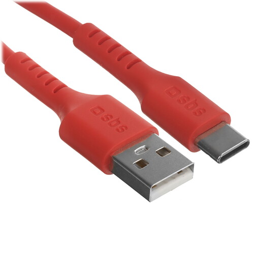 Купить Кабель круглый SBS USB Type-C - USB 2.0 Type-A красный 1.5 м  5471871. Характеристики, отзывы и цены в Донецке