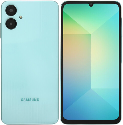 Купить 6.7" Смартфон Samsung Galaxy A06 128 ГБ зеленый  5633394. Характеристики, отзывы и цены в Донецке