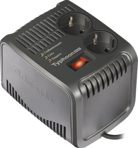 Купить Стабилизатор напряжения Defender AVR Typhoon 600  5338706. Характеристики, отзывы и цены в Донецке