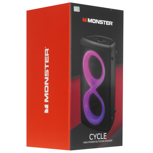 Купить Портативная аудиосистема MONSTER Cycle, черный  9309090. Характеристики, отзывы и цены в Донецке
