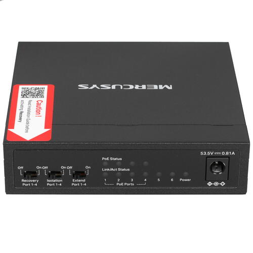 Купить Коммутатор Mercusys MS106LP  5416672. Характеристики, отзывы и цены в Донецке