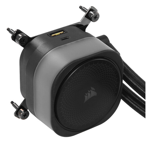 Купить Система охлаждения Corsair iCUE LINK TITAN 240 RX RGB черная  9269904. Характеристики, отзывы и цены в Донецке