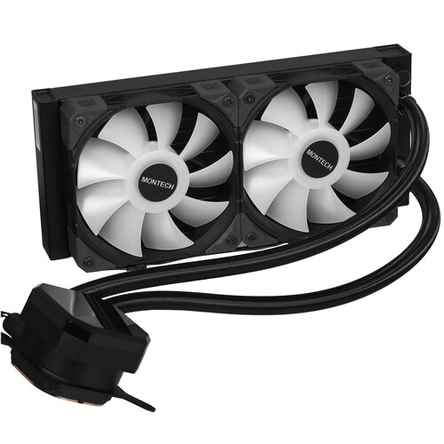 Купить Система охлаждения Montech HyperFlow Digital 240 черная  5633179. Характеристики, отзывы и цены в Донецке