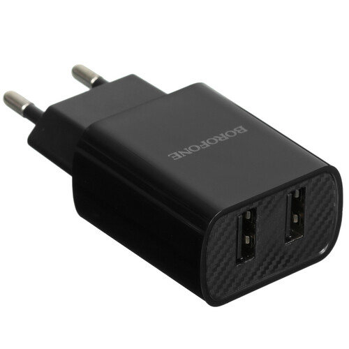 Купить Сетевое зарядное устройство Borofone BA53A черный  5474896. Характеристики, отзывы и цены в Донецке