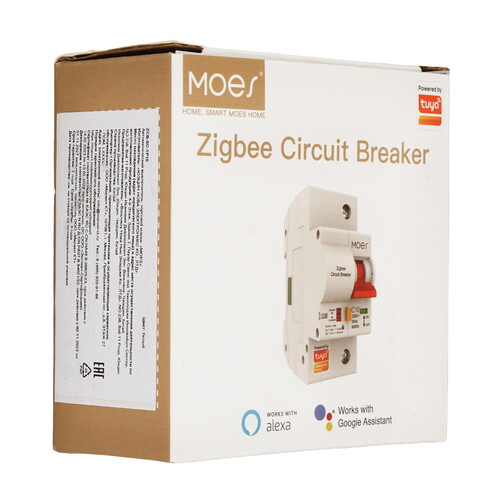 Купить Выключатель  MOES Zigbee 1P 10A  9161851. Характеристики, отзывы и цены в Донецке