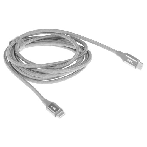Купить Кабель круглый TTEC USB Type-C - USB Type-C серый 2 м  9140791. Характеристики, отзывы и цены в Донецке