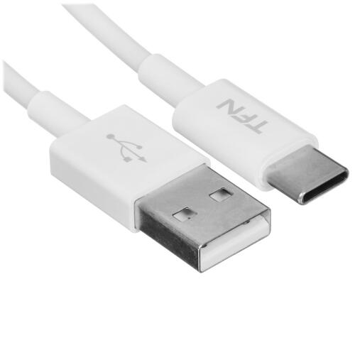 Купить Кабель круглый TFN USB Type-C - USB 2.0 Type-A белый 1 м  5465316. Характеристики, отзывы и цены в Донецке