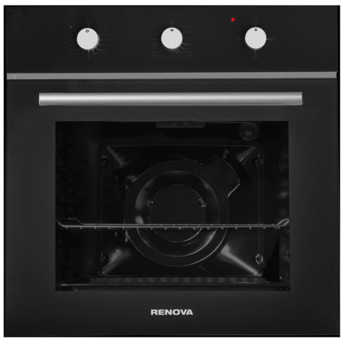 Купить Электрический духовой шкаф RENOVA O90-3BS1 черный  9955675. Характеристики, отзывы и цены в Донецке