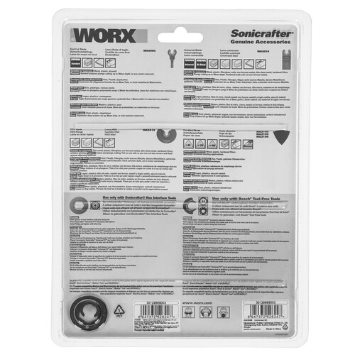 Купить Набор насадок для реноватора WORX WA5099  9083062. Характеристики, отзывы и цены в Донецке