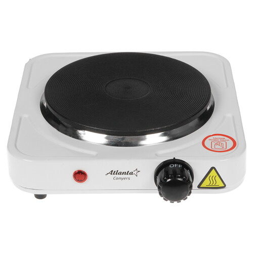 Купить Плита компактная электрическая Atlanta ATH-1735 белый  8158405. Характеристики, отзывы и цены в Донецке