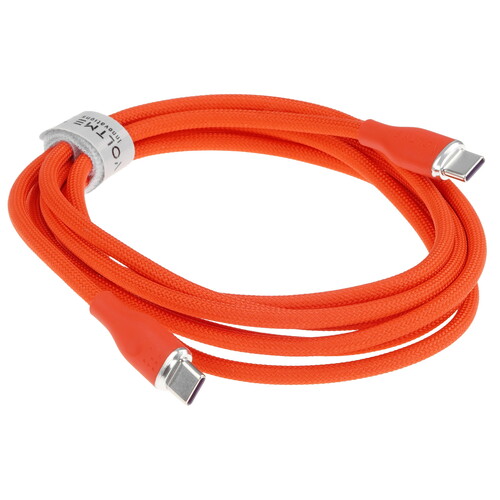 Купить Кабель круглый VOLTME USB Type-C - USB Type-C красный 2 м  5626397. Характеристики, отзывы и цены в Донецке