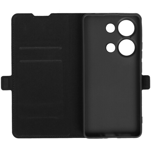 Купить Чехол-книжка  DF для POCO M6 Pro/ Xiaomi Redmi Note 13 Pro черный  5472278. Характеристики, отзывы и цены в Донецке