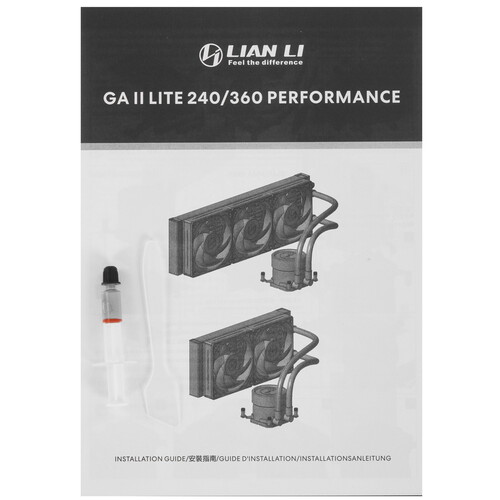 Купить Система охлаждения LIAN LI GALAHAD II LITE 240P черная  5604356. Характеристики, отзывы и цены в Донецке