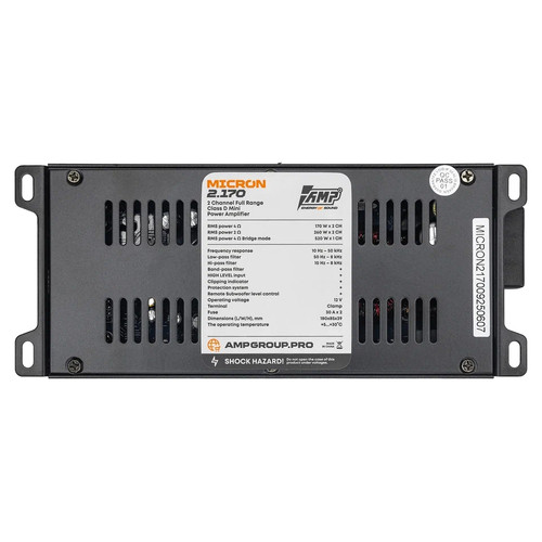 Купить Усилитель AMP MICRON 2.170  9248146. Характеристики, отзывы и цены в Донецке