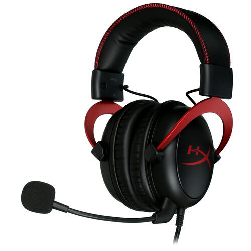 Купить Проводные наушники HyperX Cloud II KHX-HSCP-RD красный  5047112. Характеристики, отзывы и цены в Донецке